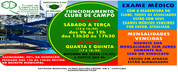 FUNCIONAMENTO DO CLUBE DE CAMPO img