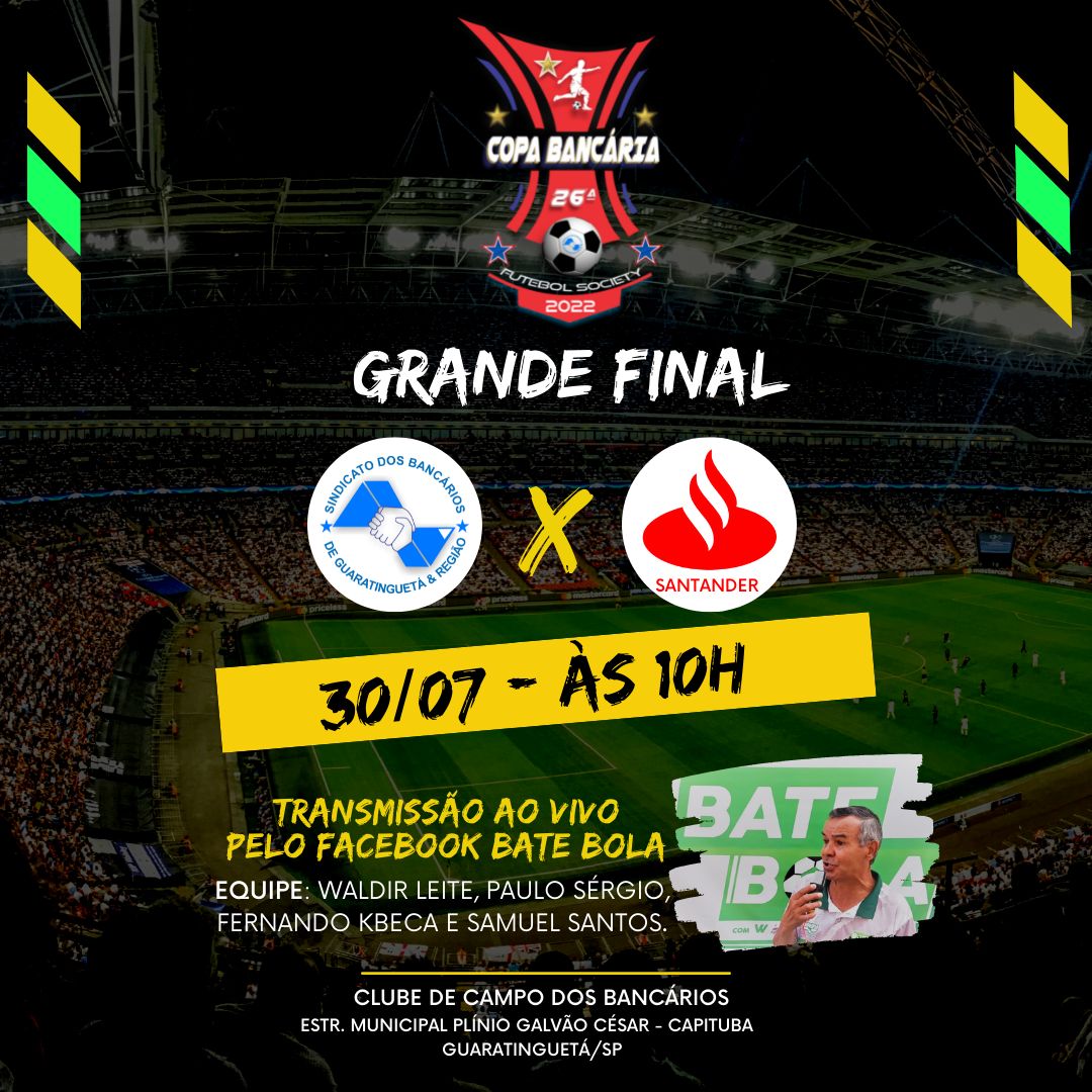 FINAL COPA BANCÁRIA SOCIETY - SINDICATO E SANTANDER img