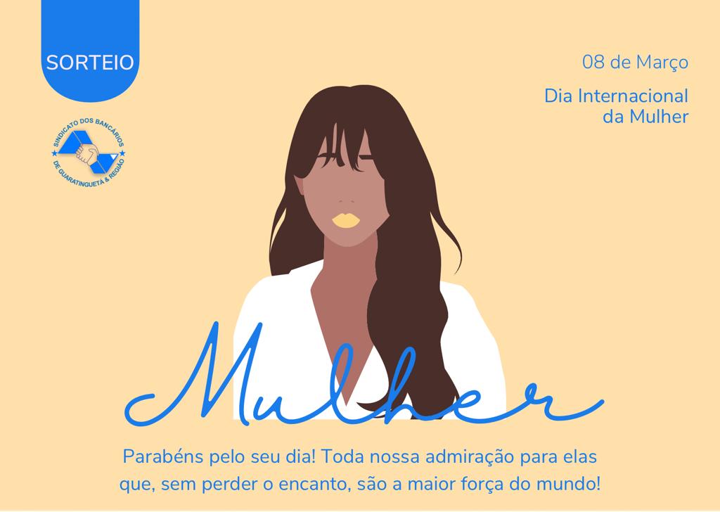 SORTEIO DIA INTERNACIONAL DA MULHER img