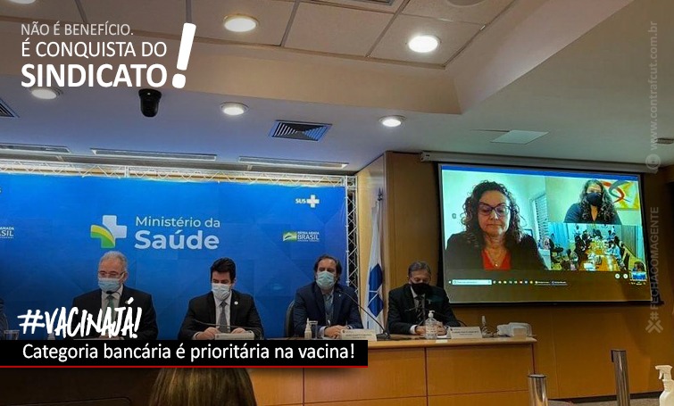 CATEGORIA BANCÁRIA É INCLUÍDA NA VACINA PRIORITÁRIA CONTRA A COVID-19 img