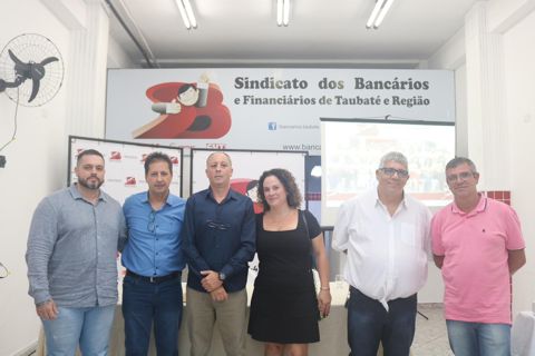 DIRETORES DO SINDICATO DE GUARÁ PARTICIPAM DA POSSE DO SINDICATO DE TAUBATÉ img