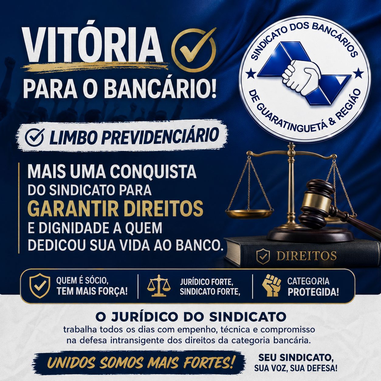 SINDICATO CONQUISTA VITÓRIA IMPORTANTE PARA BANCÁRIO EM LIMBO PREVIDENCIÁRIO img